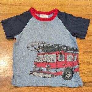 Kids Fire Truck Graphic T-Shirt